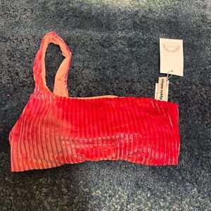 Dippin' Daisy's Vibrant Red Ribbed Top